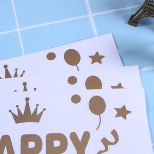 ZY0936C Wholesale Customized Happy Birthday Bobo <strong>Sticker</strong> for Love Wedding Creative <strong>DIY</strong> Balloon <strong>Stickers</strong> Children - Product Image 3
