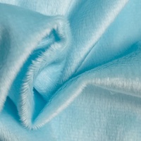 Vente en gros de tissu Minky au mètre, tissu confortable à câliner pour peluches tissu Minky en peluche pour jouet, oreiller, chauffe-mains, poupée