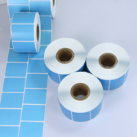 Papier d'étiquettes thermiques autocollant imperméable personnalisé Dingfeng, rouleau de papier d'étiquettes 40/60 mm, autocollant 100x150 mm pour étiquettes d'emballage
