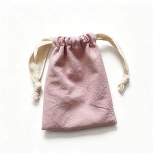 Bolsas de Lona de Algodón Orgánico Biodegradable con Cordón, Bolsa de Regalo de Alta Calidad para Joyería - Product Image 5