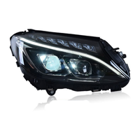 Phares LED modifiés pour Mercedes-Benz Classe C W205 2015-2021 0 Phare LED DRL Clignotant Feux de route 12V