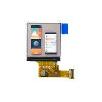 Layar LCD TFT 2.4 Inci IC Penggerak ST7789 Komunikasi SPI 240x240 Antarmuka RGB 4-Kabel Warna Penuh Tipe IPS Merek JDW 300cd/m2