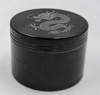 Broyeur à herbes en métal à 4 couches, en alliage de zinc, portable, pour épices et tabac, accessoire de fumage, broyeur à herbes en métal 55 mm