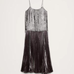 Robes de soirée de luxe personnalisées en gros pour femmes, sexy, dos nu, en velours floqué, plissées, pour occasions formelles - Product Image 5