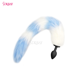 SEXBAY Plug Anale in Silicone Medicale con Coda Vibrante, Giocattolo per Giochi di Ruolo Maschili/Femminili per Masturbazione Anale - Product Image 3
