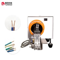 Machine à dénuder et à tordre les fils multi-brins automatique pneumatique rotative portable Turing TR-19 220V 30W 12kg Alimentation en air 0,5-4mm
