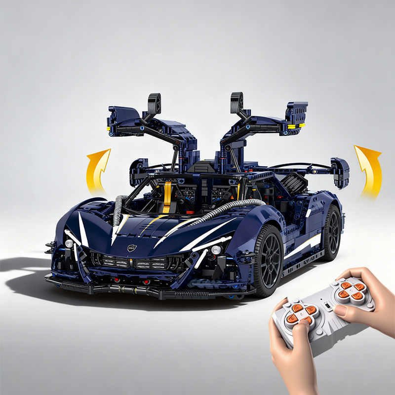 クーパーズ Guly 10641 MOC 1:8 Lambor Apollo Technical Racing Sian FKP