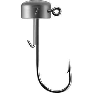 Señuelo de pesca de plomada de cabeza de plomo fundido a presión para lubina, cebo blando, para pez mandarín de aguas negras, 7g, microobjeto, ranura de sangre reforzada, para río - Product Image 5
