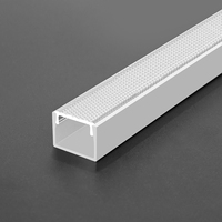 Profilé en aluminium LED SANAG Premium Designer avec RD-22B diffuseur anti-éblouissement à motifs pour un éclairage linéaire sans couture