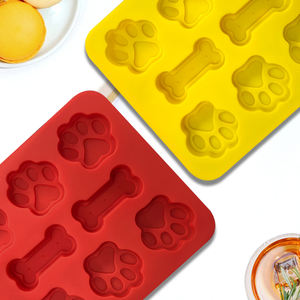 2024 grosir nampan silikon bentuk cakar kucing cetakan kue puding makanan penutup lucu untuk pembuat es krim - Product Image 5