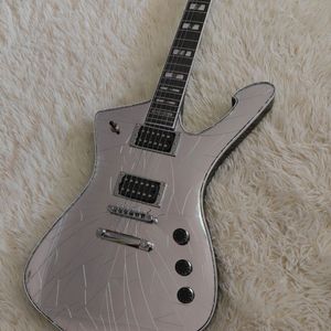 <span class=keywords><strong>Guitarra</strong></span> <span class=keywords><strong>Eléctrica</strong></span> <span class=keywords><strong>IbaneZ</strong></span> de Alta Calidad con Acabado Espejo Ice Crack, Lujosa y de Alta Gama, Ideal para Presentaciones Profesionales - Product Image 2