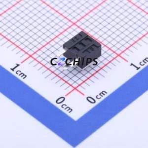 GT-TC073B-H043-L1 Tactile Switch Through hole Component (THT) Switch Single Pole Single Throw Round Button 2.5N Through Hole - Product Image 2