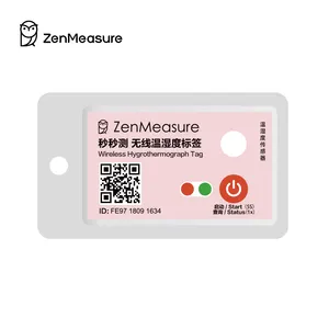 جهاز تسجيل البيانات وتعليم درجة الحرارة والرطوبة لاسلكي متعدد الاستخدامات من ZenMeasure طراز MOT-U212 بتقنية البلوتوث سهل الاستخدام من USB