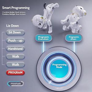 Bán buôn thông minh ai lập trình điều khiển từ xa <span class=keywords><strong>Robot</strong></span> Dog đồ chơi trong hộp quà tặng bằng nhựa cho bé trai và bé gái làm bằng nhựa <span class=keywords><strong>ABS</strong></span> - Product Image 5
