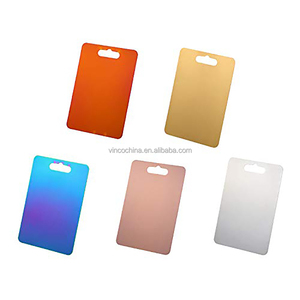 Màu 304 316 thép không gỉ Thớt hai mặt lớp phủ titan thớt - Product Image 3