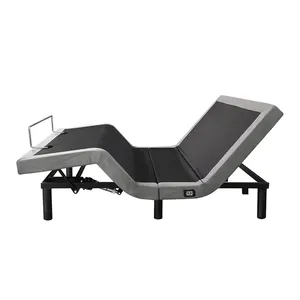 Estructura de cama inteligente ajustable eléctrica con masaje y USB - Product Image 1