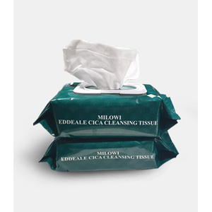 MILOWI EDDEALE CICA CLEANSING TISSUE 100 Feuilles Démaquillant Apaisant à la Centella - Product Image 3