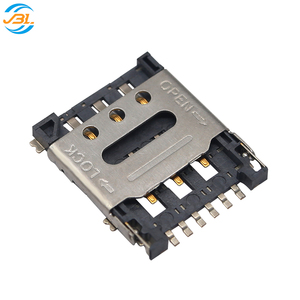 Nano <span class=keywords><strong>Sim</strong></span> khe cắm thẻ kết nối 6 pin lật Bìa Stype 1.45H - Product Image 2