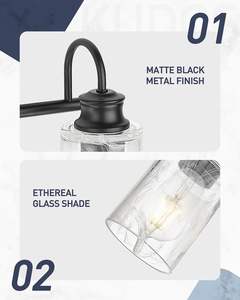 Настенный светильник для ванной комнаты, 3 светильника - Product Image 5