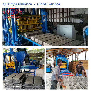 Machine à briques à production continue QT4-15s pour les usines de fabrication de briques de 2000 mètres carrés - Product Image 2