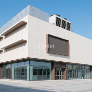 कारखाने प्रत्यक्ष अनुकूलन एल्यूमीनियम पर्दा दीवार मॉल और विला के लिए उत्कृष्ट शैली का समर्थन करता है - Product Image 5