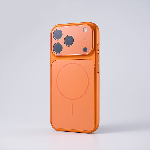 Matte PC Business Design Magnetic Shockproof Mobile Phone Case for iphone 14 15 16 17 Pro Max with Screen Protector Convert Cove