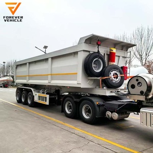 Remolques Volquete de Servicio Pesado de 3 y 4 Ejes, Nuevos y Usados, con Cilindro Hidráulico, para Tractor, con Descarga Lateral y Trasera - Product Image 3