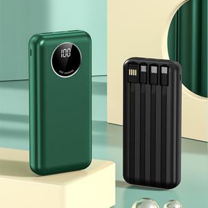 Banco de Energía Portátil de Alta Capacidad, 10000 mAh, 10 W, Doble USB, Cables Integrados, 20000 mAh para Uso en Exteriores - Product Image 5