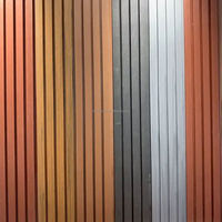 Panneaux muraux WPC co-extrudés pour extérieur, imperméables, résistants au soleil et à la décoloration, bardage WPC pour usage domestique, extérieur de villa