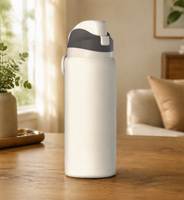 Gelas Stainless Steel 20oz Pasokan Pabrik, Tumbler Minum Ganda Kapasitas Besar untuk Toko Smoothie & Penggunaan Sehari-hari