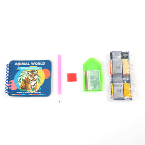 งานฝีมือภาพวาดด้วยเม็ดเพชรสินค้าใหม่สำหรับเด็กปริศนารูปสัตว์ในโลกสมองงานปักด้วยเม็ดเพชรแบบทำมือ - Product Image 3