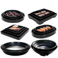 Assiette en plastique pour café et assiette en plastique pour pâtisserie assortie pour les combos café et en-cas
