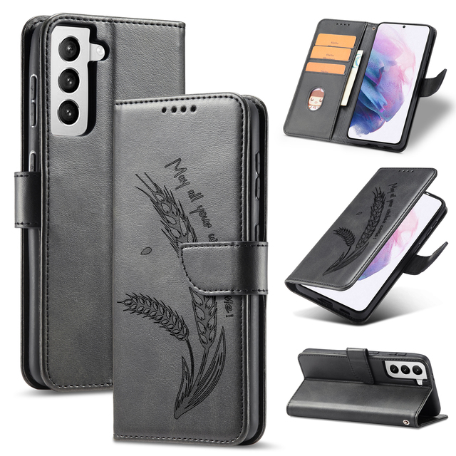 Cell Phone Accessories PU Leather Flip Wallet Card Slots Leather Phone Case for Samsung S25 Edge A26 A16 A36 A55 A35 A25 A04 A14