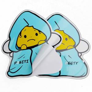 Custom Logo Printed Die Cut Vinyl Stickers <b>Waterproof</b> Cartoon <b>Labels</b> PET and Paper Materials for Decorative Purpose - Product Image 3