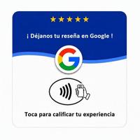 Plaque de révision NFC en acrylique espagnole, Plaque de révision NFC portugaise, Autocollant de révision Google NFC en acrylique français, Autocollant de révision Google NFC italien