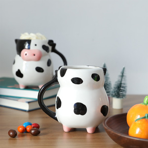 Set da Tè a Forma di Mucca Cartoon, Regalo Creativo, Resistente alle Alte Temperature, Design Moderno e Semplice, Vendita Transfrontaliera - Product Image 4