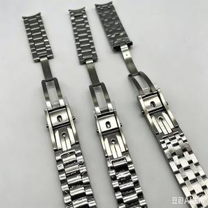 Correa de Reloj de Metal 904L de 18 mm, 20 mm, 22 mm con Extremos Curvos, Brazalete Presidencial de Acero Inoxidable Sólido para Correa <span class=keywords><strong>Omega</strong></span> <span class=keywords><strong>Seamaster</strong></span> Geneve - Product Image 2