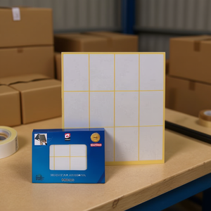 Self Adhesive <b>Labels</b> Stickers 85x75mm For <b>Packaging</b> 12Pcs - Product Image 2