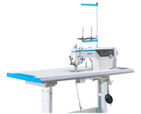 Nouvelle Machine à Coudre Industrielle H7 à Plateau Plat, Informatisée et Programmable, à Moteur, Point Unique, Entraînement Direct, Alimentation Automatique Supérieure et Inférieure, Transport par Piétement