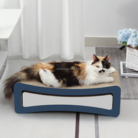 Zhizao KL12 Griffoir pour chat d'intérieur 2-en-1 multifonctionnel en carton ondulé écologique, durable et au design simple, certifié BSCI