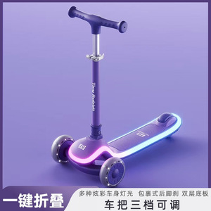 สกู๊ตเตอร์เด็กหุ่นยนต์ขนาดเล็ก พับได้ มีไฟ ปรับความสูงได้ สำหรับเด็กอายุ 2-8 ปี - Product Image 5