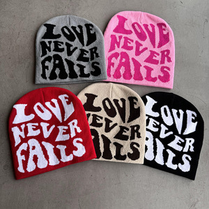 Biểu Tượng Tùy Chỉnh Tất Cả Các Hơn In Mùa Đông Mũ Sọ Mùa Đông Mũ Jacquard Đan Beanie - Product Image 2