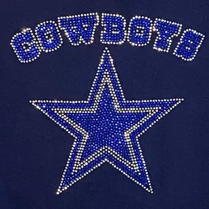 Aprise - Transfert de strass thermocollant personnalisé Cowboys Diva Star - Product Image 3