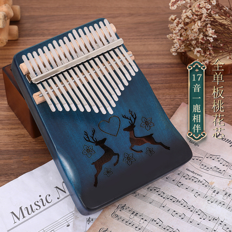 9 bleu dégradé [accompagné d'un cerf] + pochette cadeau