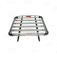 Paniers de toit de voiture universels de taille 140*100 avec lumières LED Panier de toit de 1.4m pour différentes voitures de véhicule