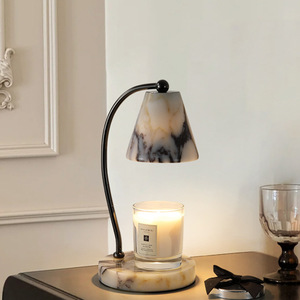 Modern Novelty Natural Stone Marble Table <strong>Lamp</strong> Light <strong>Charge</strong> Parlor Bedroom Shop Atmosphere <strong>Lamp</strong> Art Deco Marble Desk <strong>Lamp</strong> - Product Image 5