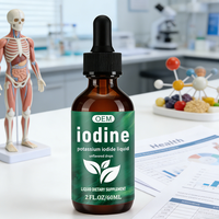 Solution de Iodure de Potassium en Gouttes pour la Santé et la Croissance des Cheveux, Liquide Oral pour Femmes et Hommes, Sans Danger pour les Femmes Enceintes