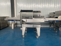 Nouvelle machine à trancher la viande électrique commerciale haute puissance, lame en acier inoxydable, capacité de 450 kg/h pour trancher/déchiqueter le poulet et le bœuf