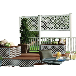 Malla de Privacidad de PVC de Alta Calidad, 4 Pies x 8 Pies, Diseño de Diamante, Color <span class=keywords><strong>Blanco</strong></span>, para Cercas Exteriores - Product Image 1