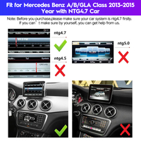 Radio Voiture Linux Écran Tactile Carplay Android Auto 10.25" 12.3" pour Mercedes Benz Classe A Classe GLA Classe B W176 X156 W246